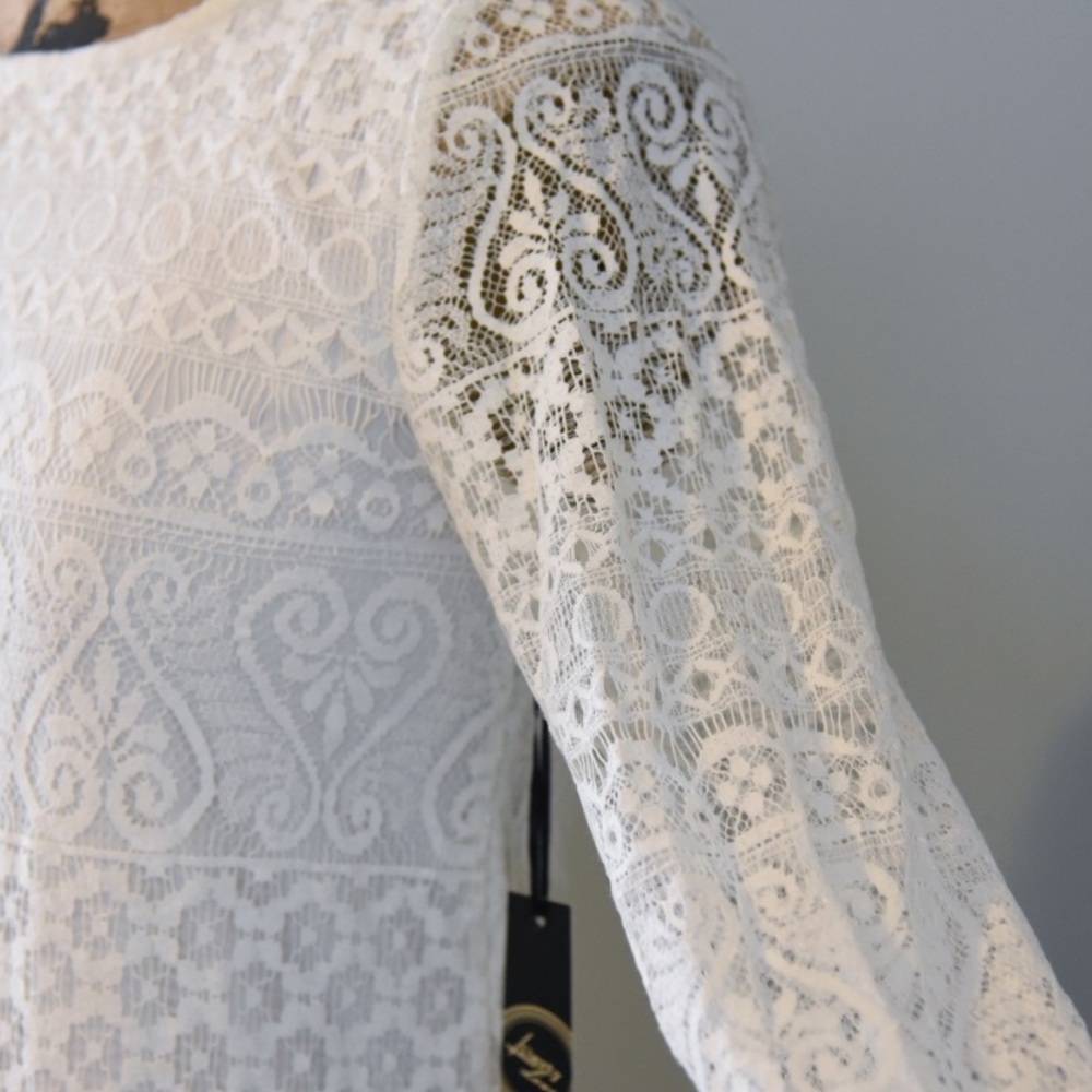 Liberty love white laced dress